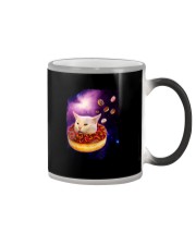 CAT MEME DONUT IN SPACE Color Changing Mug thumbnail