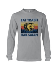 EAT TRASH HAIL SATAN RACCOON Long Sleeve Tee tile