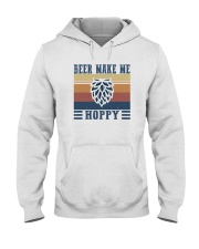 BEER MAKES ME HOPPY Hooded Sweatshirt tile