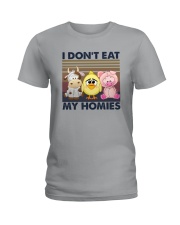 I DON'T EAT MY HOMIES Ladies T-Shirt tile