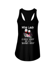 WINE LADY CLASSY SASSY Ladies Flowy Tank thumbnail