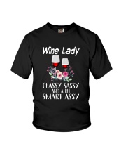 WINE LADY CLASSY SASSY Youth T-Shirt thumbnail