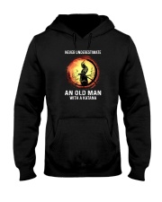 NEVER UNDERESTIMATE AN OLD MAN SAMURAI Hooded Sweatshirt tile