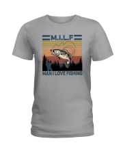 MILF MAN I LOVE FISHING Ladies T-Shirt tile