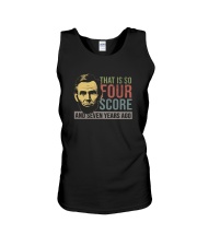 FOUR SCORE AND SEVEN YEARS AGO Unisex Tank tile
