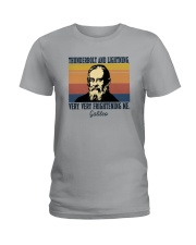 THUNDERBOLT AND LIGHTNING VERY FRIGHTENING ME Ladies T-Shirt tile