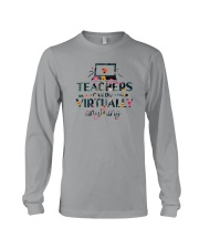 teachers can do virtually anything Long Sleeve Tee tile
