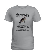 A GIRL REALLY LOVED TURTLES AND TATTOOS Ladies T-Shirt thumbnail