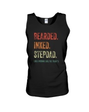 BEARDED INKED STEPDAD Unisex Tank tile
