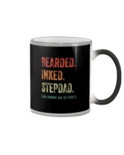 BEARDED INKED STEPDAD Color Changing Mug tile