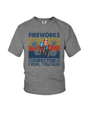 FIREWORKS DIRECTOR I RUN YOU RUN Youth T-Shirt thumbnail