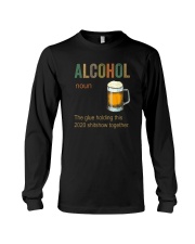 ALCOHOL NOUN BEER Long Sleeve Tee tile