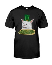 CAT MEME SAINT PATRICK'S DAY Classic T-Shirt front