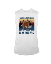 I WANNA BE THE ONE WHO HAS A BEER WITH DARRYL vt Sleeveless Tee thumbnail