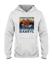 I WANNA BE THE ONE WHO HAS A BEER WITH DARRYL vt Hooded Sweatshirt thumbnail