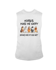 HORSES MAKE ME HAPPY Sleeveless Tee thumbnail