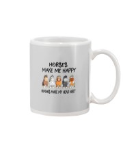 HORSES MAKE ME HAPPY Mug thumbnail