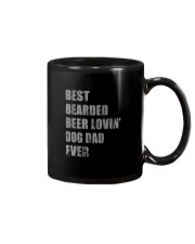 BEST BEARDED BEER LOVIN' DOG DAD EVER Mug tile