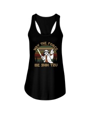 MAY THE FORCE BE SHIH TZU VT Ladies Flowy Tank thumbnail