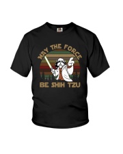 MAY THE FORCE BE SHIH TZU VT Youth T-Shirt thumbnail