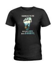 BEER WITH DARRYL Ladies T-Shirt thumbnail