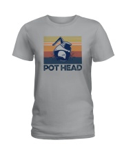 COFFEE POT HEAD Ladies T-Shirt thumbnail