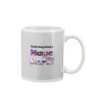 KINDA BUSY BEING A MAMA SAURUS Mug tile
