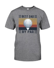 BEST GOLF DAD BY PAR Classic T-Shirt front