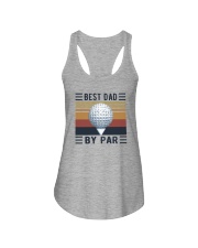 BEST GOLF DAD BY PAR Ladies Flowy Tank tile