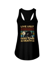 LIVE UGLY FAKE YOUR DEATH Ladies Flowy Tank thumbnail
