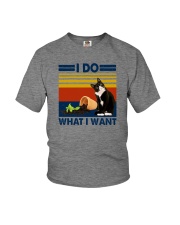 I DO WHAT I WANT Youth T-Shirt thumbnail