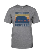SAVE THE CHUBBY UNICORNS Classic T-Shirt front