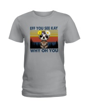 EFF YOU SEE KAY SLOTH YOGA VINTAGE Ladies T-Shirt tile