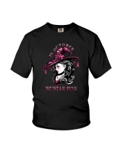 IN OCTOBER WE WEAR PINK WITCH Youth T-Shirt thumbnail