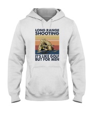 LONG RANGE SHOOTING IT'S LIKE GOLF BUT FOR MEN Hooded Sweatshirt tile