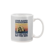 LONG RANGE SHOOTING IT'S LIKE GOLF BUT FOR MEN Mug tile