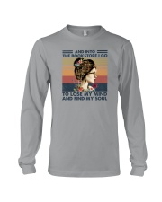AND INTO THE BOOKSTORE I GO Long Sleeve Tee tile