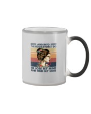 AND INTO THE BOOKSTORE I GO Color Changing Mug tile