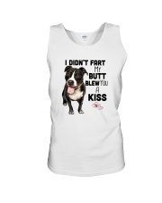 I DIDN'T FART MY BUTT BLEW YOU A KISS PITBULL Unisex Tank thumbnail