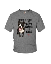 I DIDN'T FART MY BUTT BLEW YOU A KISS PITBULL Youth T-Shirt thumbnail