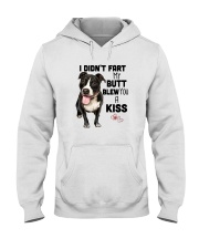 I DIDN'T FART MY BUTT BLEW YOU A KISS PITBULL Hooded Sweatshirt thumbnail
