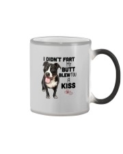 I DIDN'T FART MY BUTT BLEW YOU A KISS PITBULL Color Changing Mug thumbnail