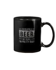 I'M HOLDING A BEER Mug tile