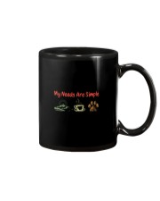 MY NEEDS ARE SIMPLE MOUNTAIN COFFEE DOG Mug thumbnail