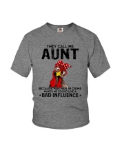 THEY CALL ME AUNT BAD INFLUENCE Youth T-Shirt thumbnail