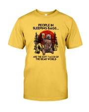 PEOPLE IN SLEEPING BAGS ARE THE SOFT TACOS Classic T-Shirt front