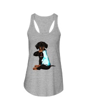 DACHSHUND I LOVE MOM Ladies Flowy Tank thumbnail