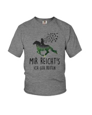 MIR REICHT'S ICH GEH REITEN Youth T-Shirt thumbnail