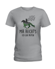 MIR REICHT'S ICH GEH REITEN Ladies T-Shirt thumbnail