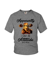 APPARENTLY I HAVE AN ATTIUDE WHO KNEW Youth T-Shirt thumbnail